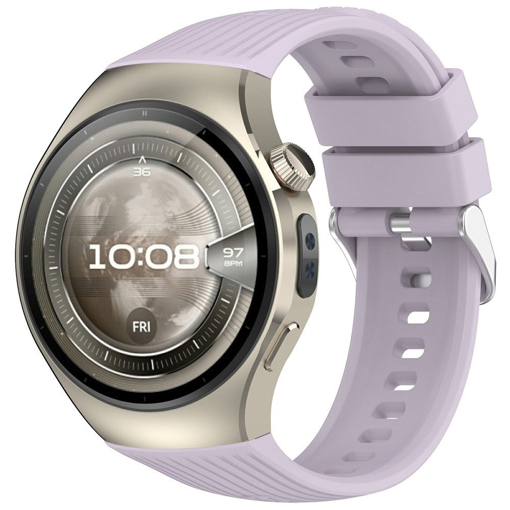 Huawei Watch 5 (46mm) EIDERWOOD Silikon Rem – Lila