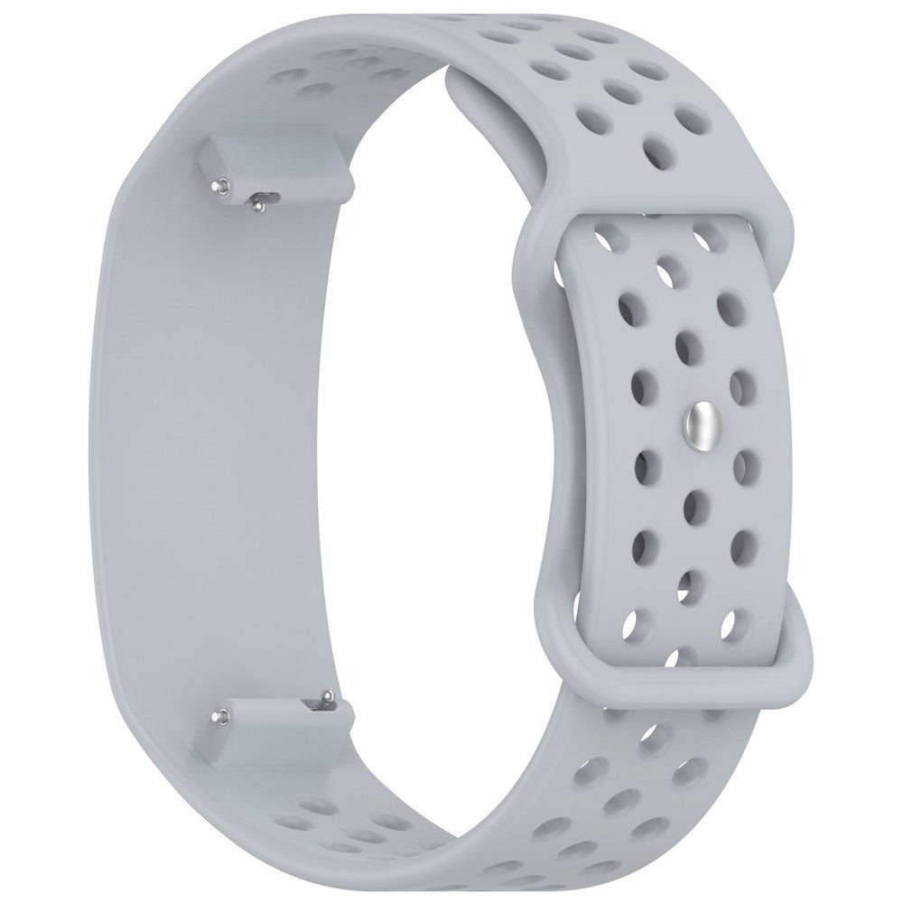 Garmin CIRQA Smart Band EIDERWOOD Silikon Armband m. Ventilationshål - Ljusgrå