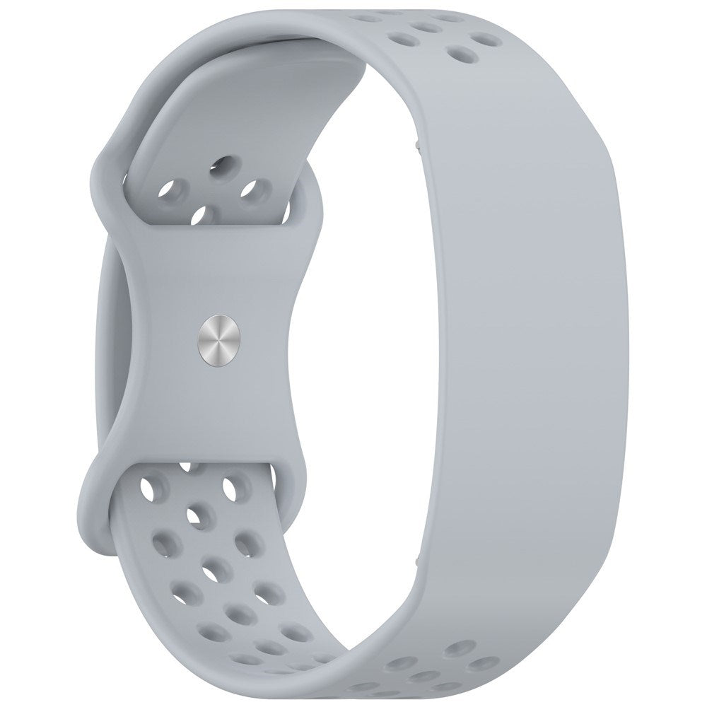 Garmin CIRQA Smart Band EIDERWOOD Silikon Armband m. Ventilationshål - Ljusgrå