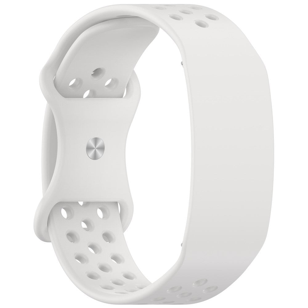 Garmin CIRQA Smart Band EIDERWOOD Silikon Armband m. Ventilationshål - Gråvit