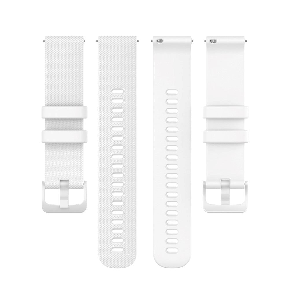 Smartwatch Universal Silikone Rem (20mm) - Hvid