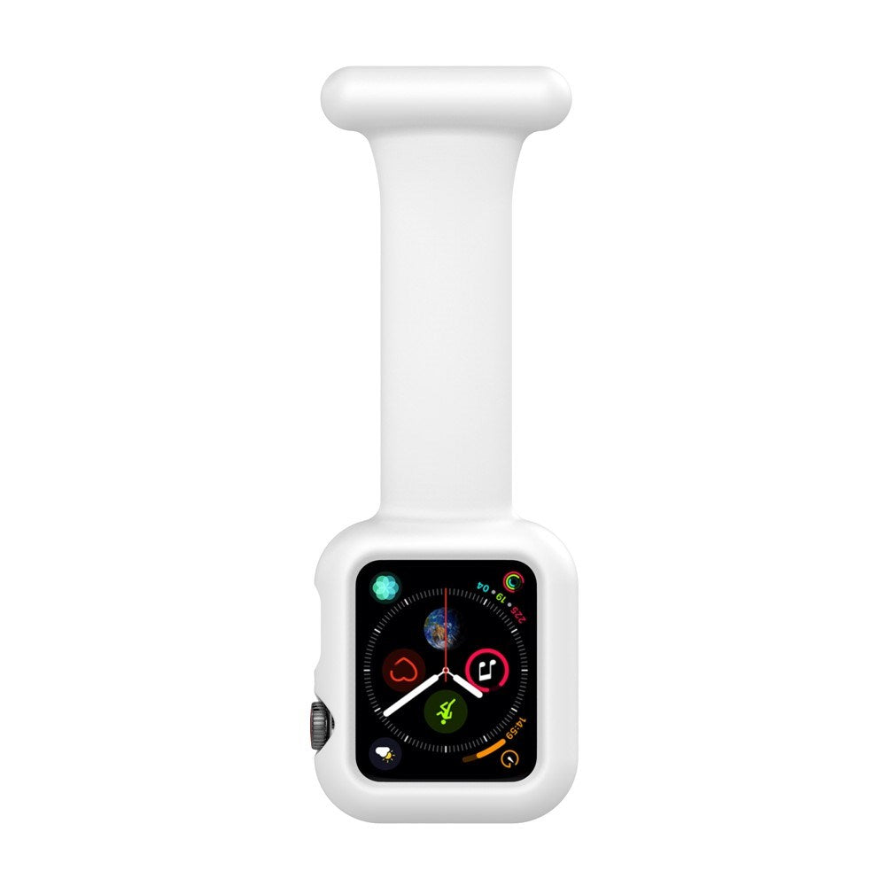 Apple Watch (38/40/SE/41/42mm) Silikonarmband för Sjuksköterskor - Vit