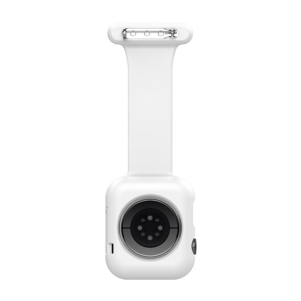 Apple Watch (38/40/SE/41/42mm) Silikonarmband för Sjuksköterskor - Vit