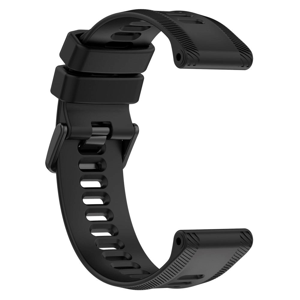Garmin Rem 22 mm Silikonräfflade - Svart