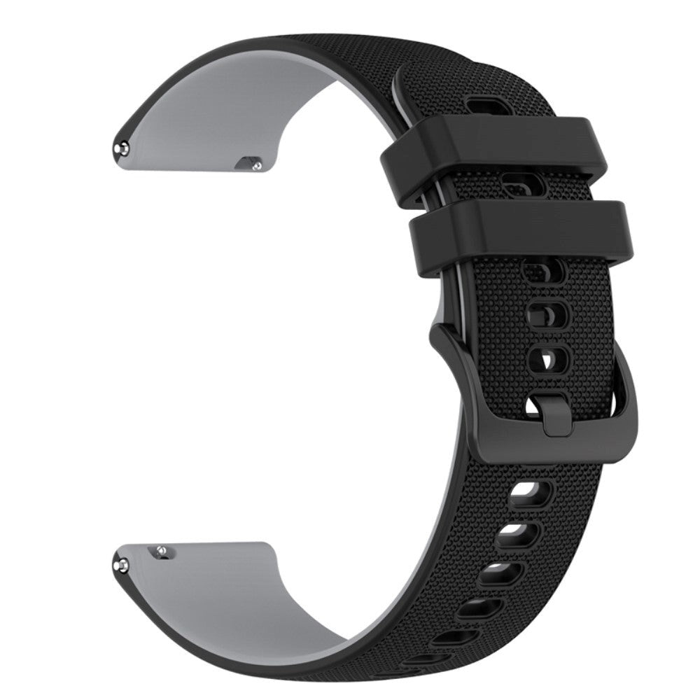 Smartwatch Silikonrem (22mm) Gitter - Svart / Grå