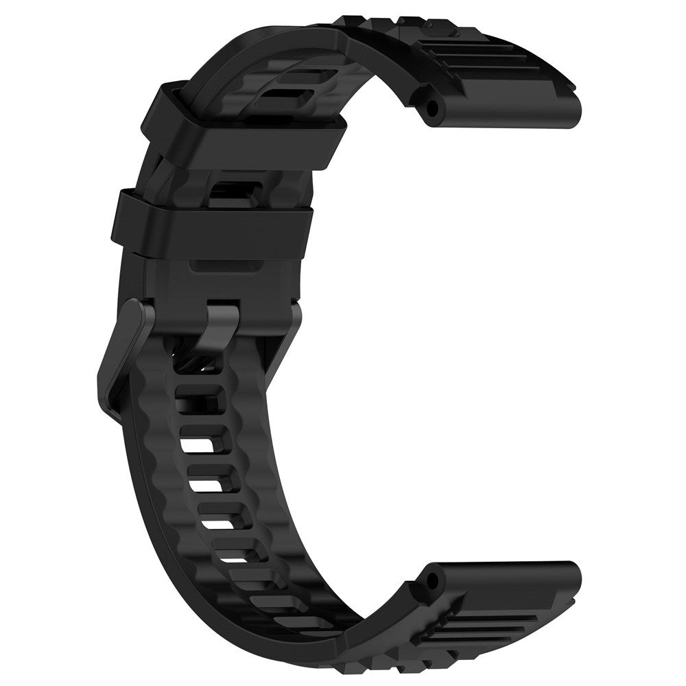 Amazfit T-Rex Ultra Silikon Armband m. Monteringsverktyg – Svart