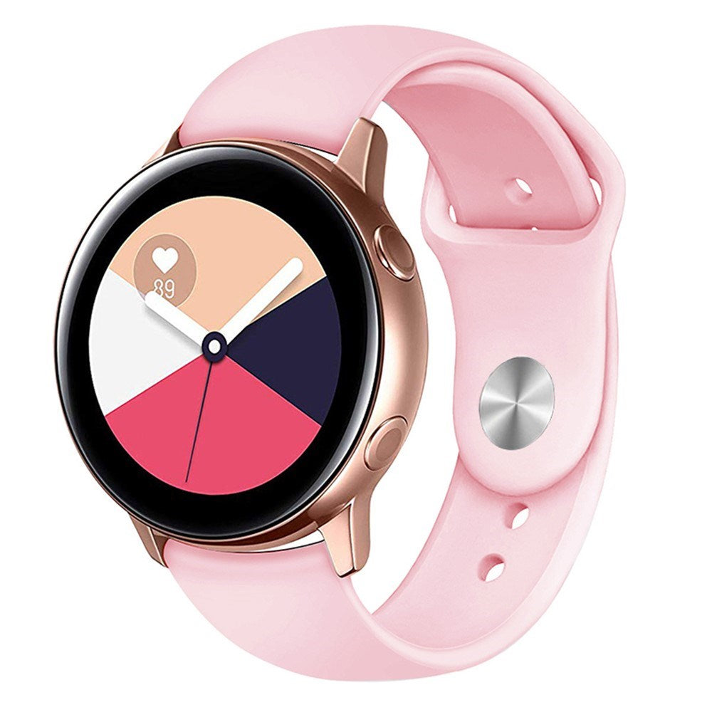 Huawei Watch GT 4 (41mm) / Garmin Venu 3S (18mm) Silikonarmband - Rosa
