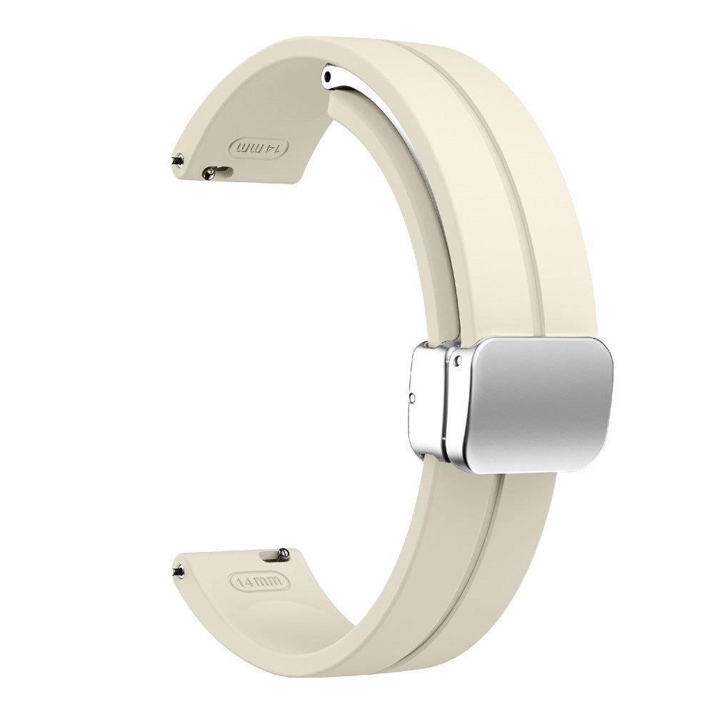 Garmin Lily 2 EIDERWOOD Magnetisk Silikonrem - Beige