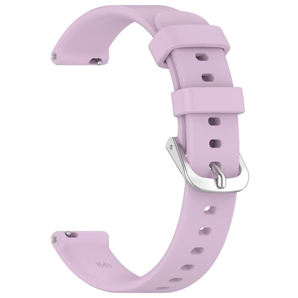 EIDERWOOD Garmin Lily 2 Silikonarmband med Metallspänne - Lila