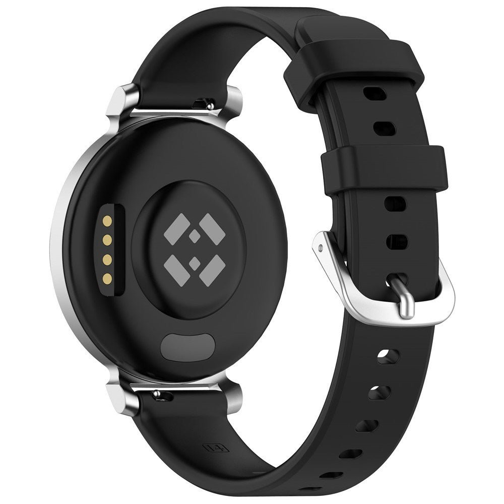 EIDERWOOD Garmin Lily 2 Silikonarmband med Metallspänne - Svart
