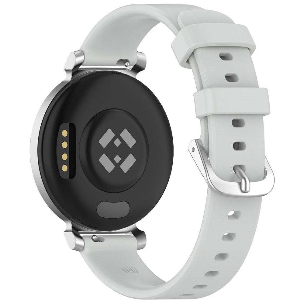 EIDERWOOD Garmin Lily 2 Silikonarmband med Metallspänne - Grå