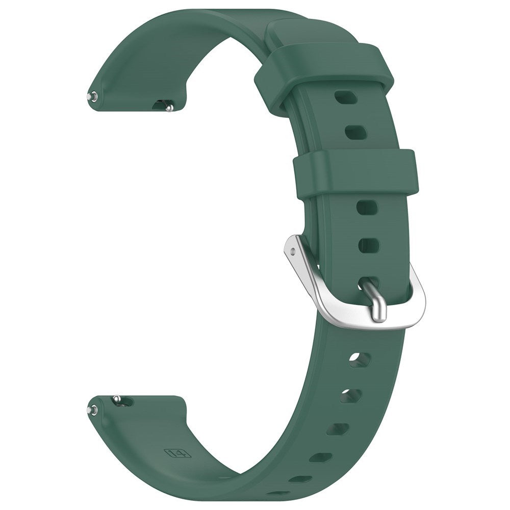 EIDERWOOD Garmin Lily 2 Silikonarmband med Metallspänne - Mörkgrön