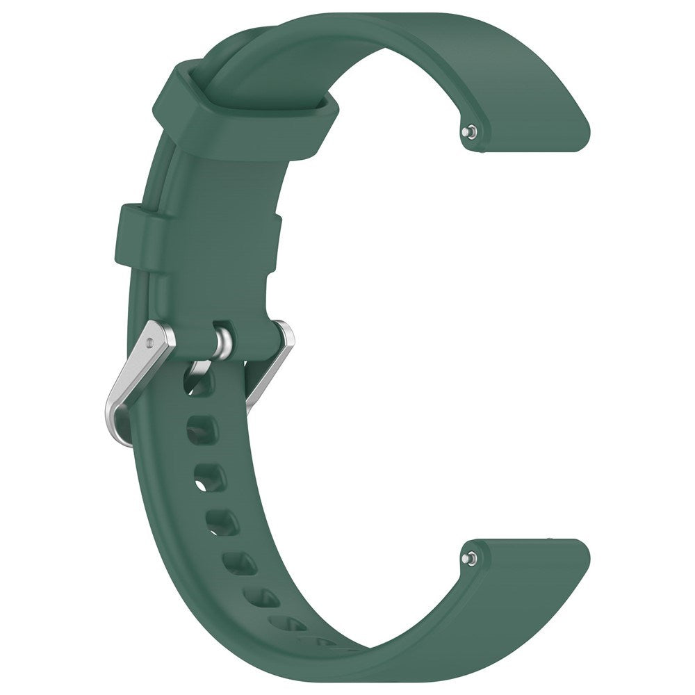 EIDERWOOD Garmin Lily 2 Silikonarmband med Metallspänne - Mörkgrön