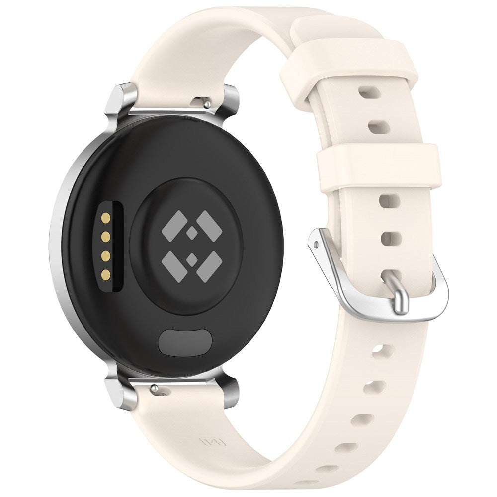 EIDERWOOD Garmin Lily 2 Silikonarmband med Metallspänne - Beige