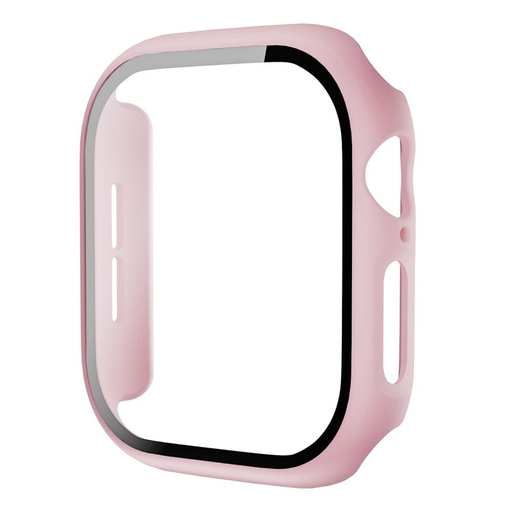Apple Watch 11 / 10 (46mm) Skal Hårdplast med Inbyggt Skärmskydd - Rosa