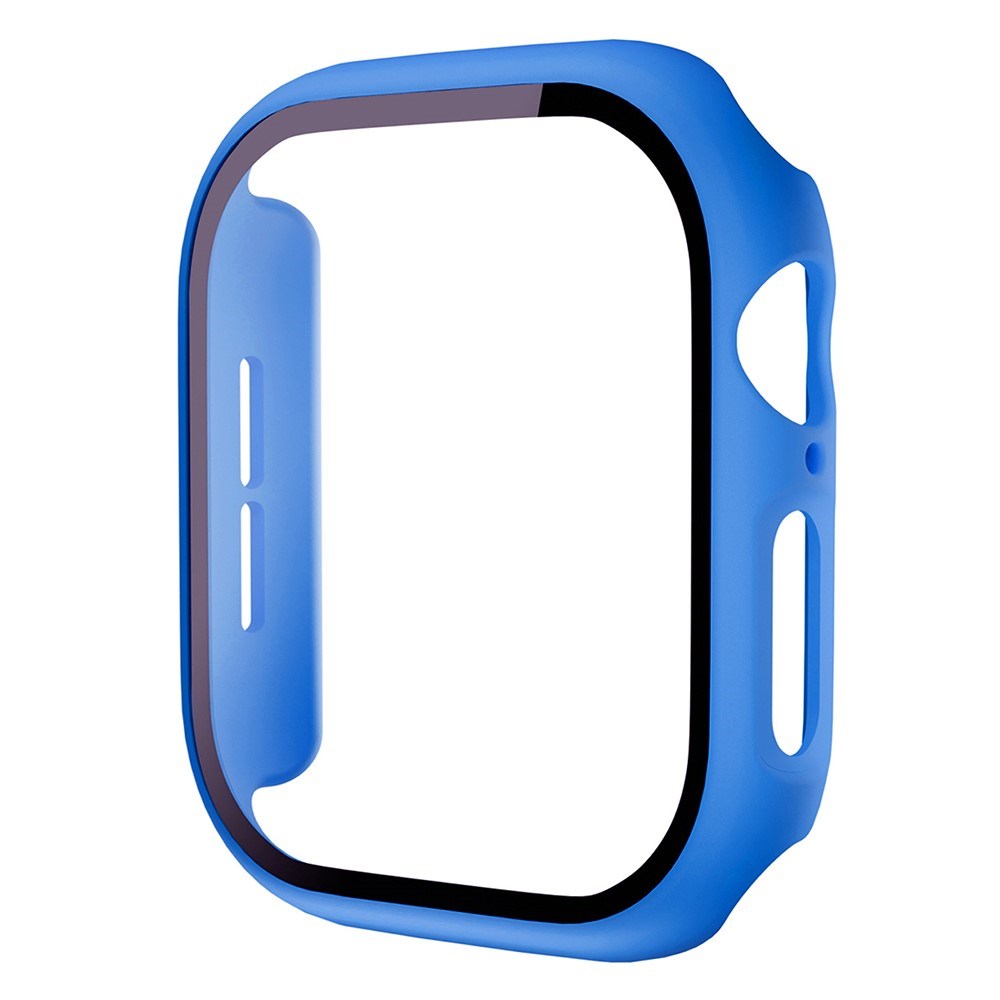 Apple Watch 11 / 10 (42mm) Skal Hårdplast med Inbyggt Skärmskydd - Blå