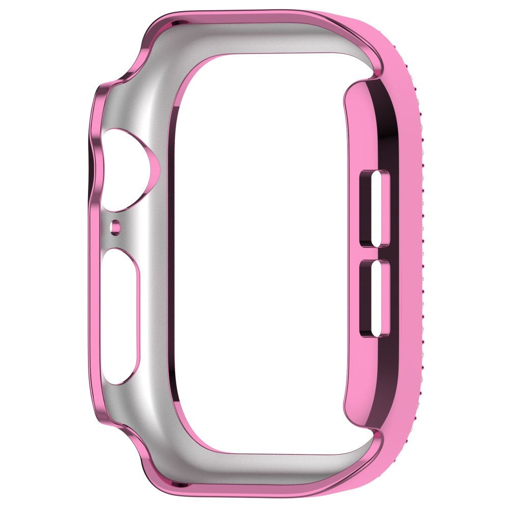 Apple Watch 11 / 10 (42mm) Hård Plastik Fodral - Pink / Strass