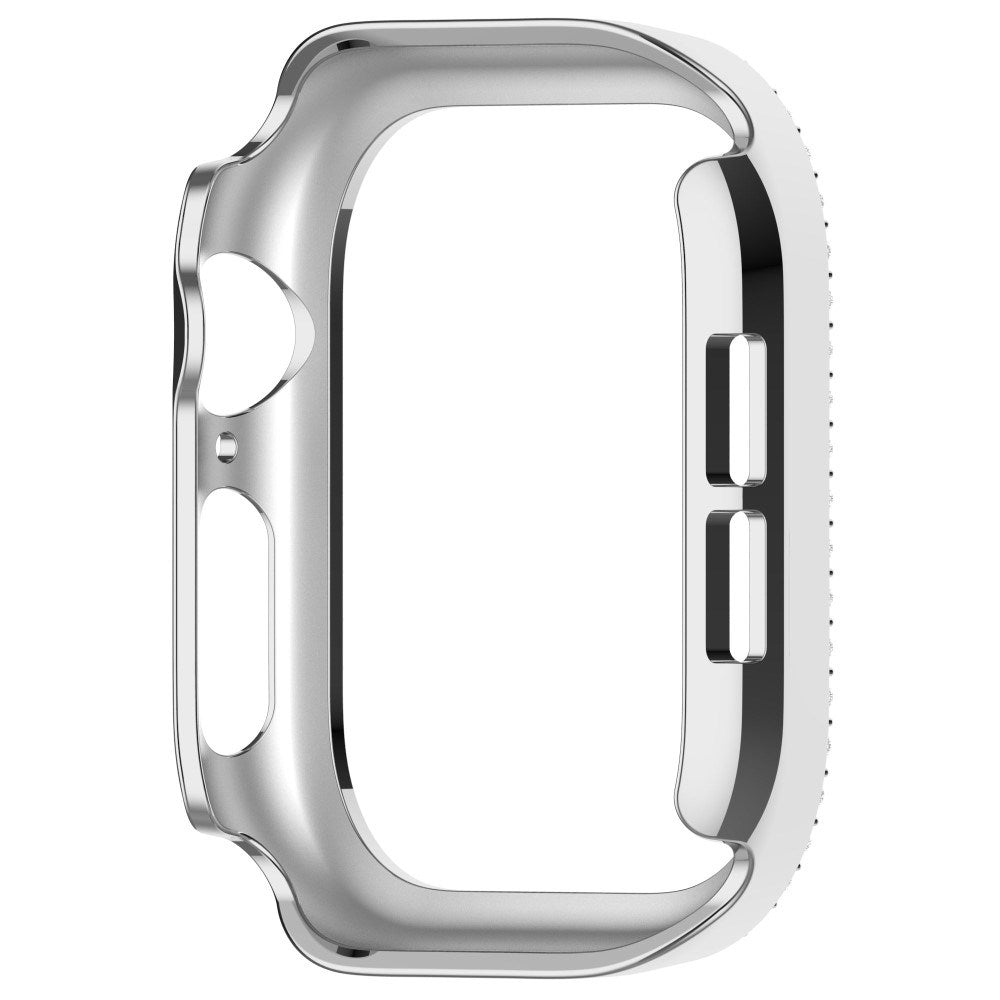 Apple Watch 11 / 10 (42mm) Hård Plastik Fodral - Silver / Strass