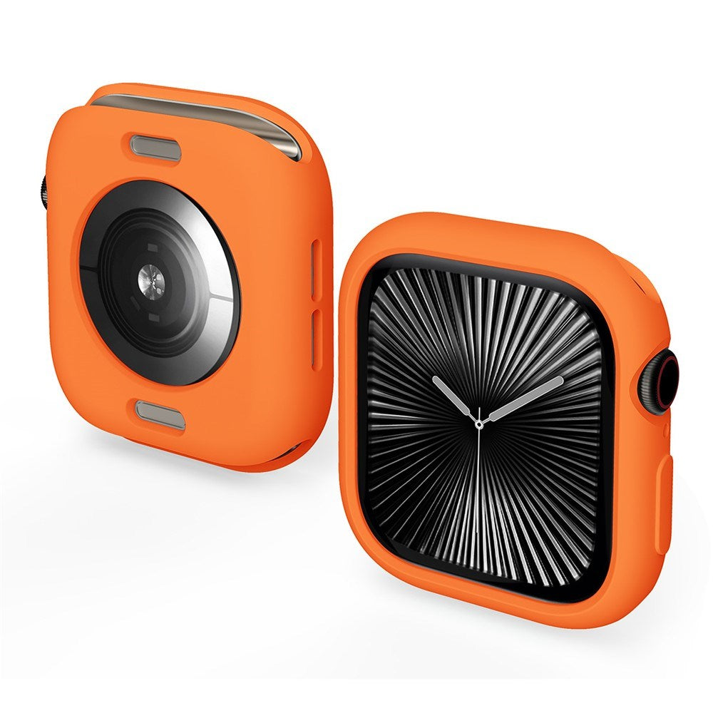 Apple Watch 11 / 10 (46mm) Flexibelt Plast Skal - Orange