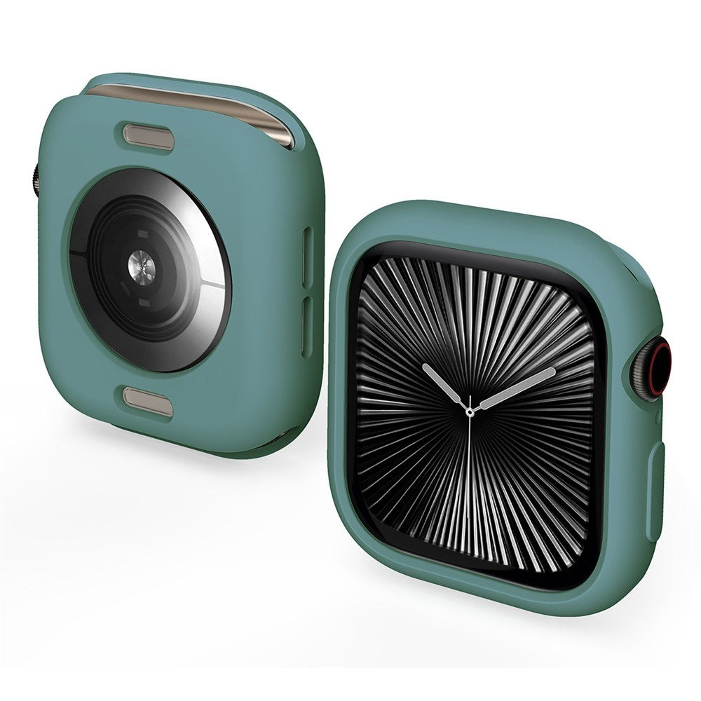 Apple Watch 11 / 10 (46mm) Flexibelt Plast Skal - Grön