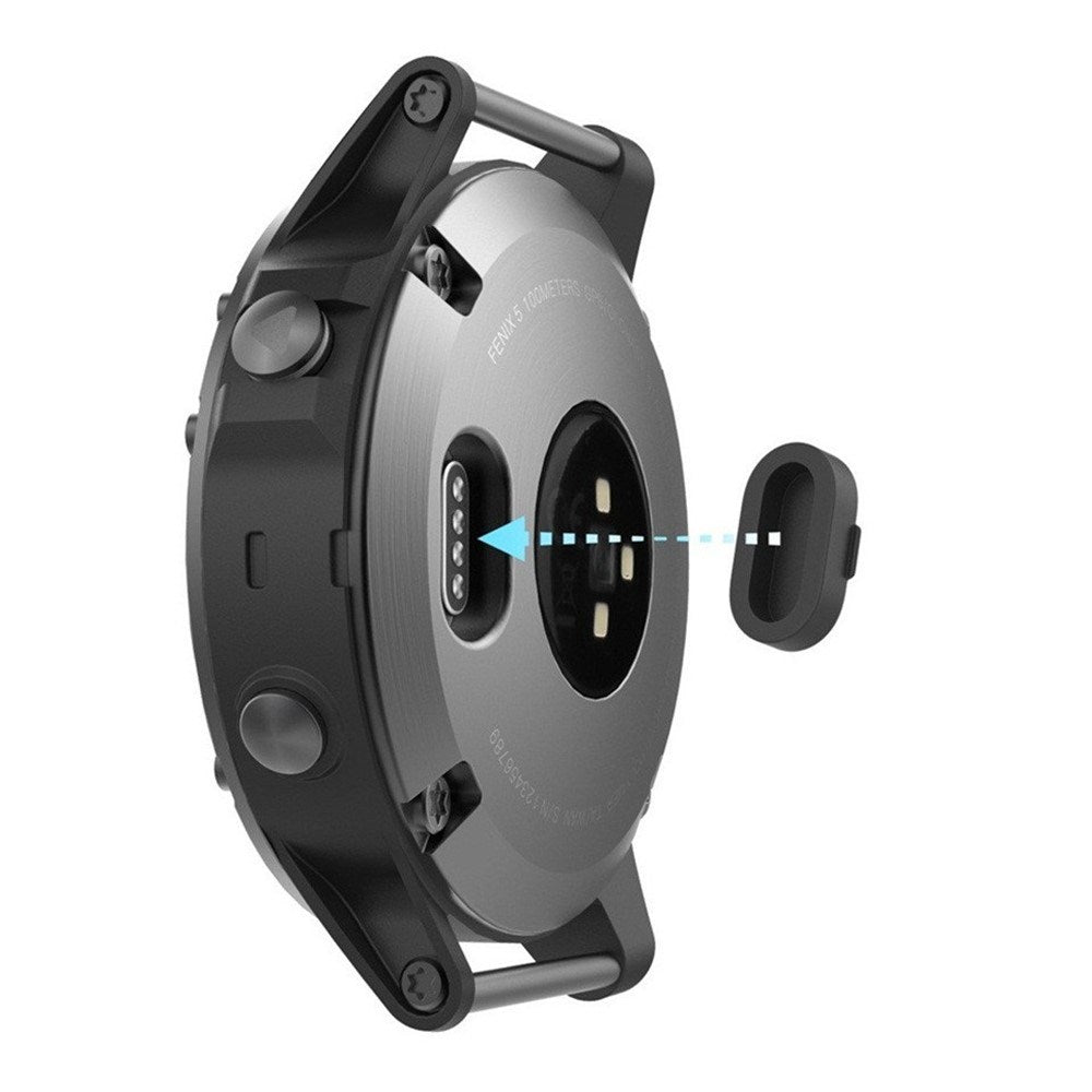 Universell Silikon Stödskydd för Garmin Smartwatch – 10 st – Svart