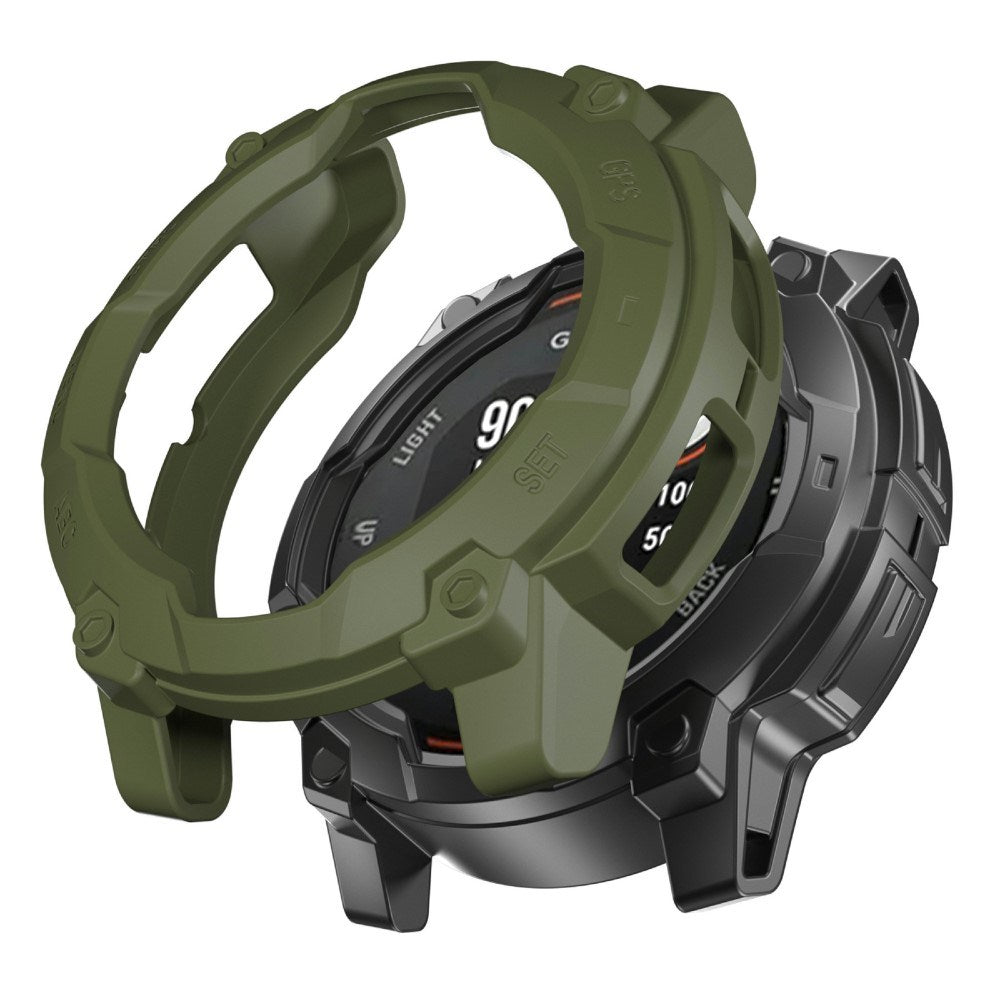 Garmin Instinct 3 Solar (45mm) Rugged Plast Skal - Grön