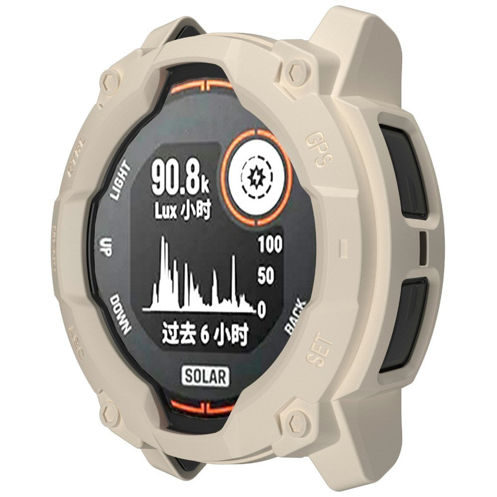 Garmin Instinct 3 Solar (45mm) Rugged Plast Skal - Vit