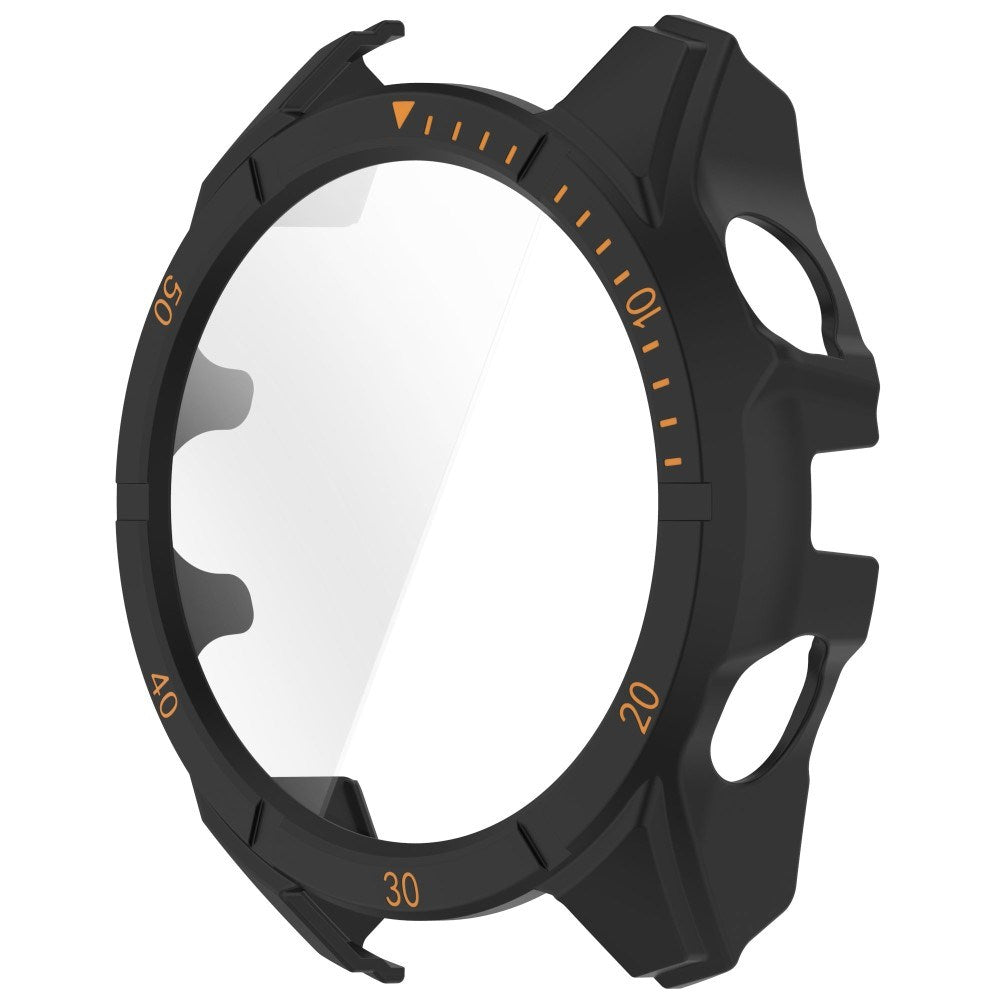 Garmin Tactix 8 AMOLED (47mm) Hårt Plast Skal m. Skyddsglas - Svart / Orange