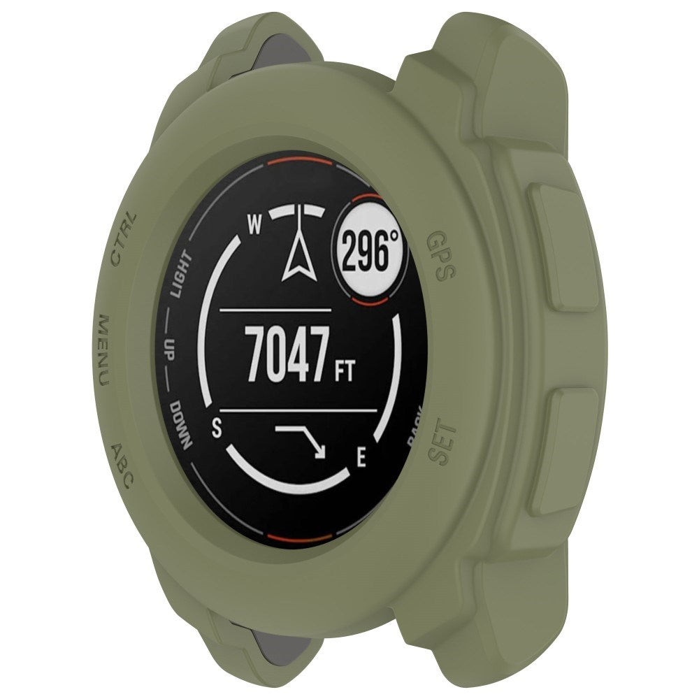 Garmin Instinct E (40mm) Bumper Silikon Skal - Army Grön