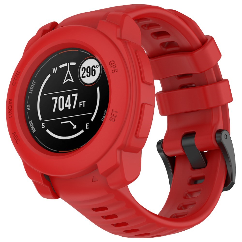 Garmin Instinct E (40mm) Bumper Silikon Skal - Röd