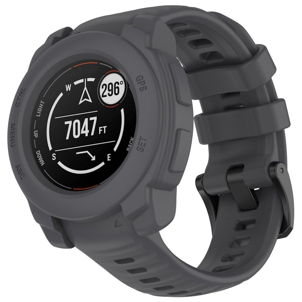Garmin Instinct E (40mm) Bumper Silikon Skal - Grå
