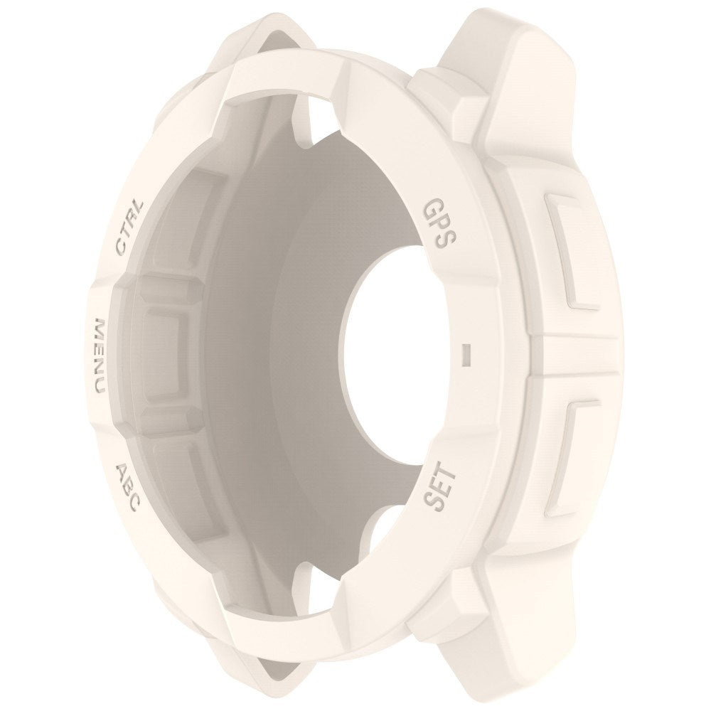 Garmin Instinct 3 AMOLED / Solar (45mm) Bumper Silikon Skal - Vit