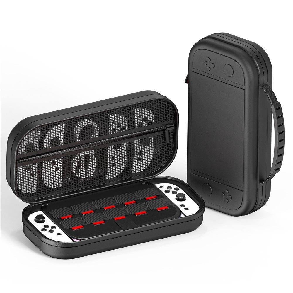 Nintendo Switch 2 Konstläder Organiseringväska - Svart