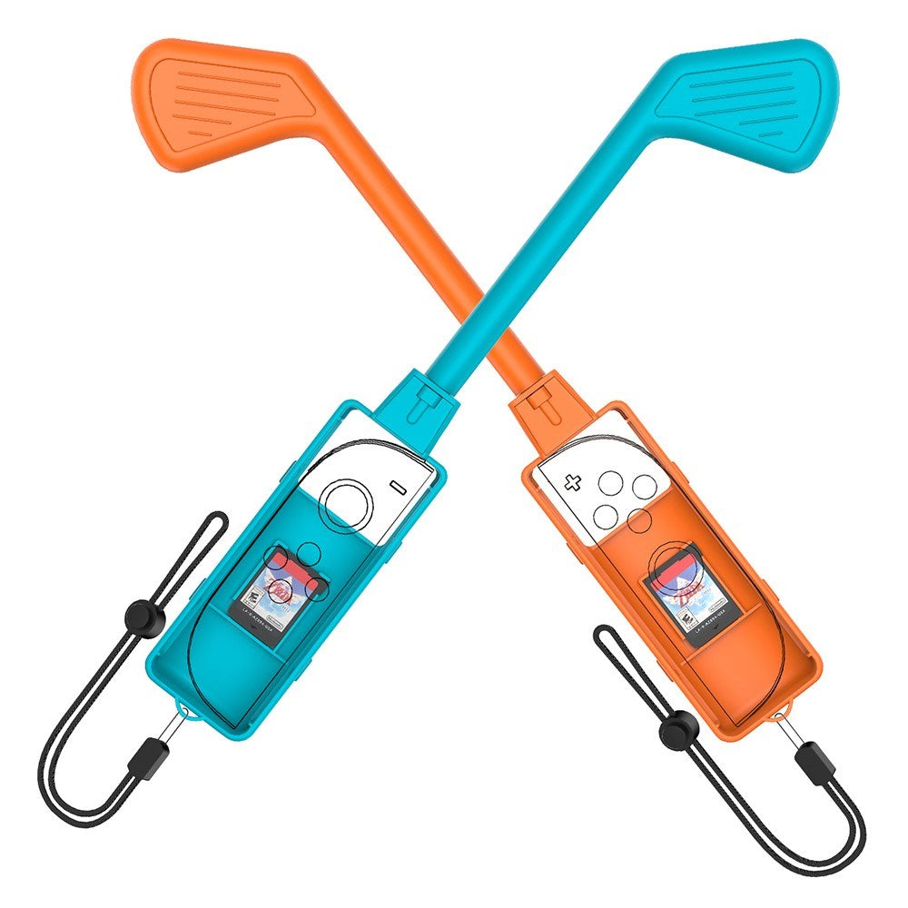 Golfklubba för Nintendo Switch 2 Kontroller - 2 st - Blå / Orange