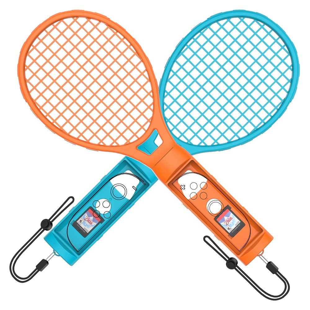 Tennissracket för Nintendo Switch 2 Kontroller - 2 st - Blå / Orange
