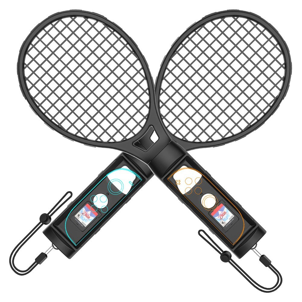 Tennissracket för Nintendo Switch 2 Kontroller - 2 st - Svart