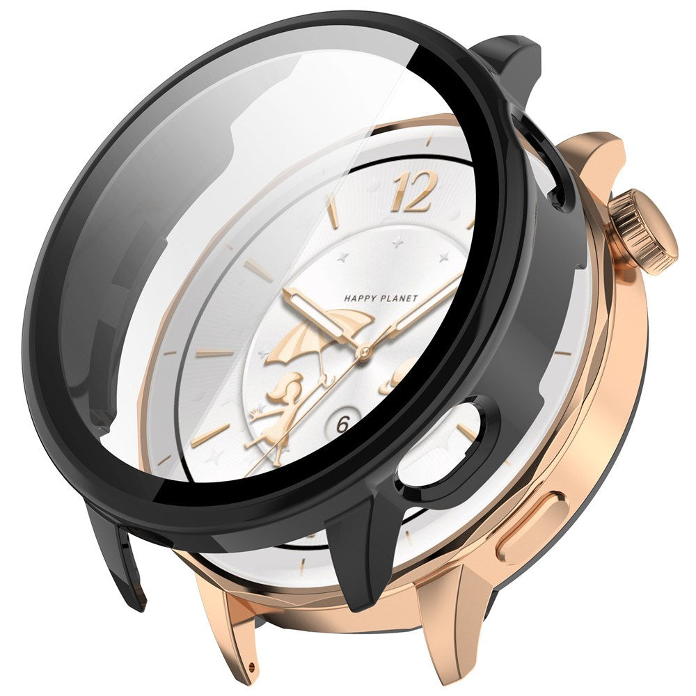 OnePlus Watch 3 (43mm) Fodral med Härdat Glas Skärmskydd - Svart