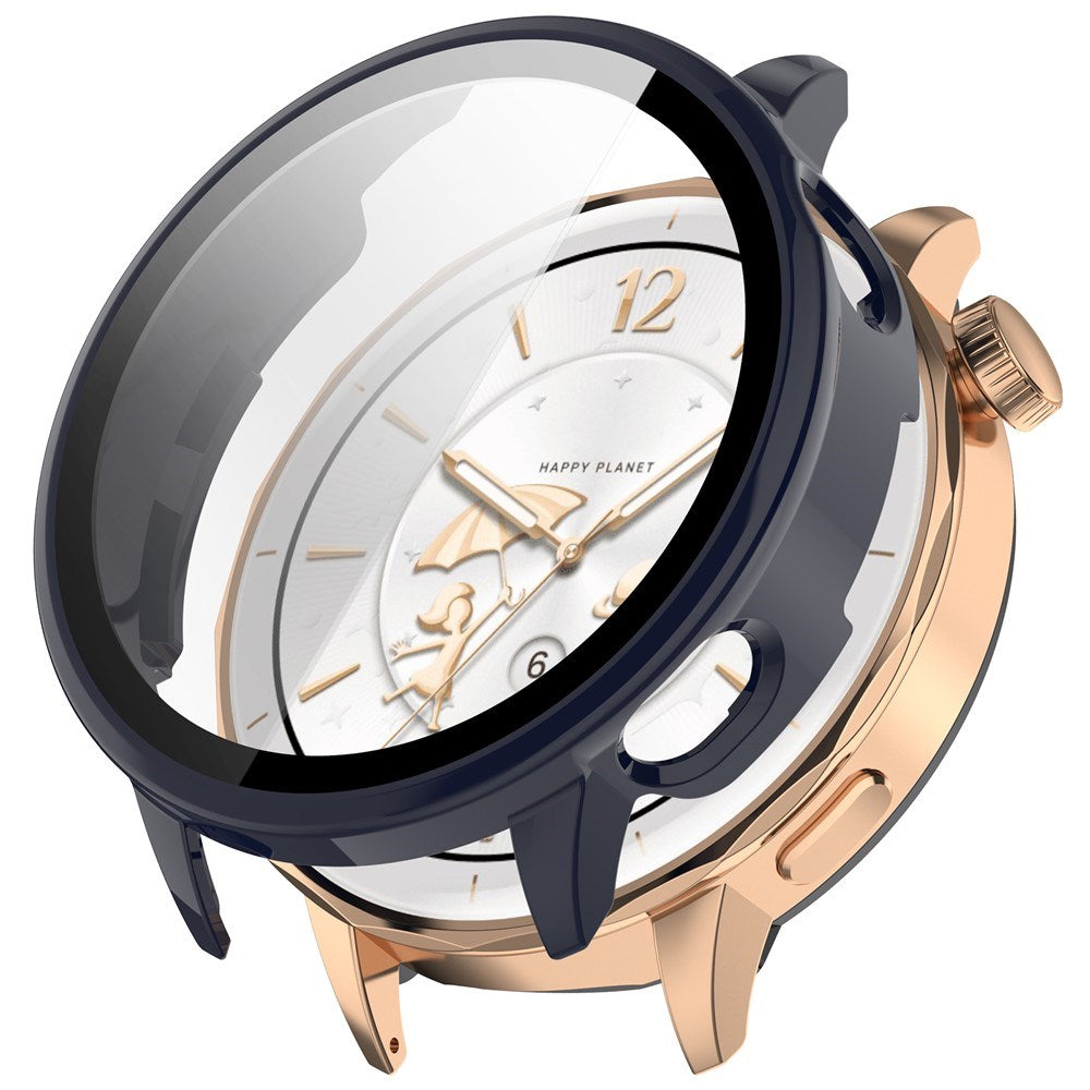 OnePlus Watch 3 (43mm) Fodral med Härdat Glas Skärmskydd - Blå