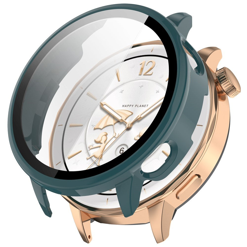 OnePlus Watch 3 (43mm) Fodral med Härdat Glas Skärmskydd - Grön