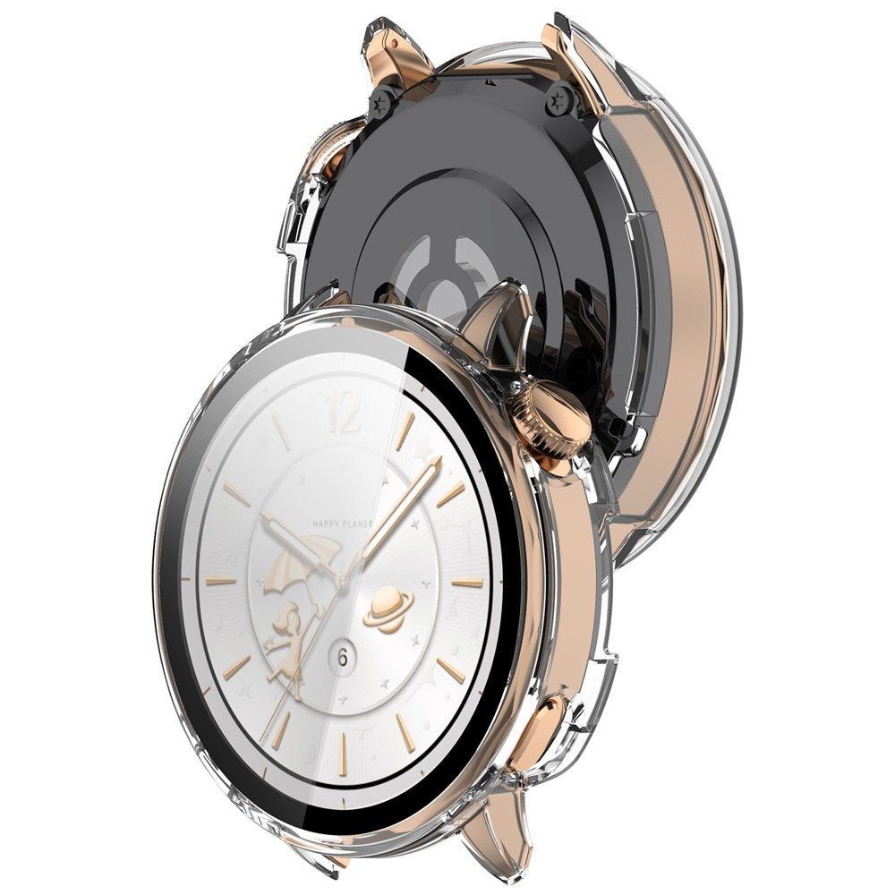 OnePlus Watch 3 (43mm) Fodral med Härdat Glas Skärmskydd - Genomskinlig