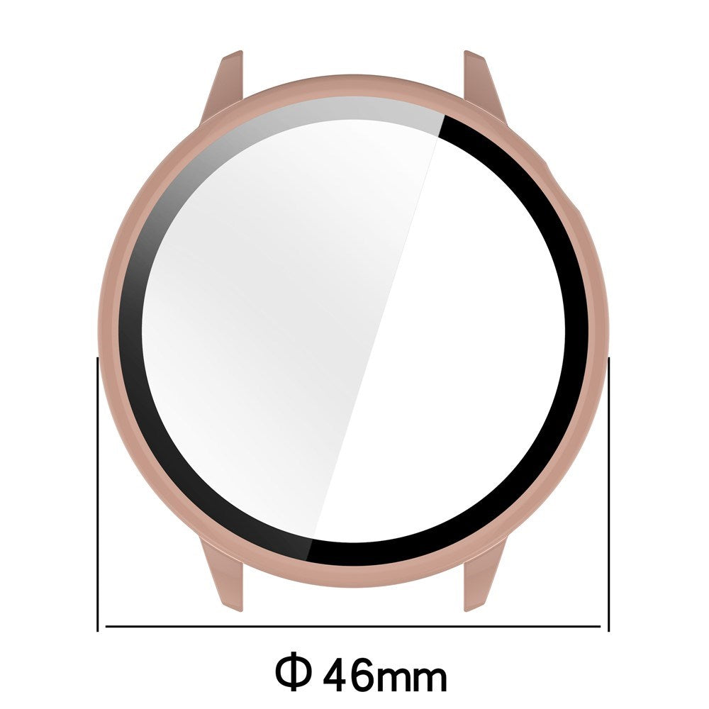 OnePlus Watch 3 (43mm) Fodral med Härdat Glas Skärmskydd - Rosa