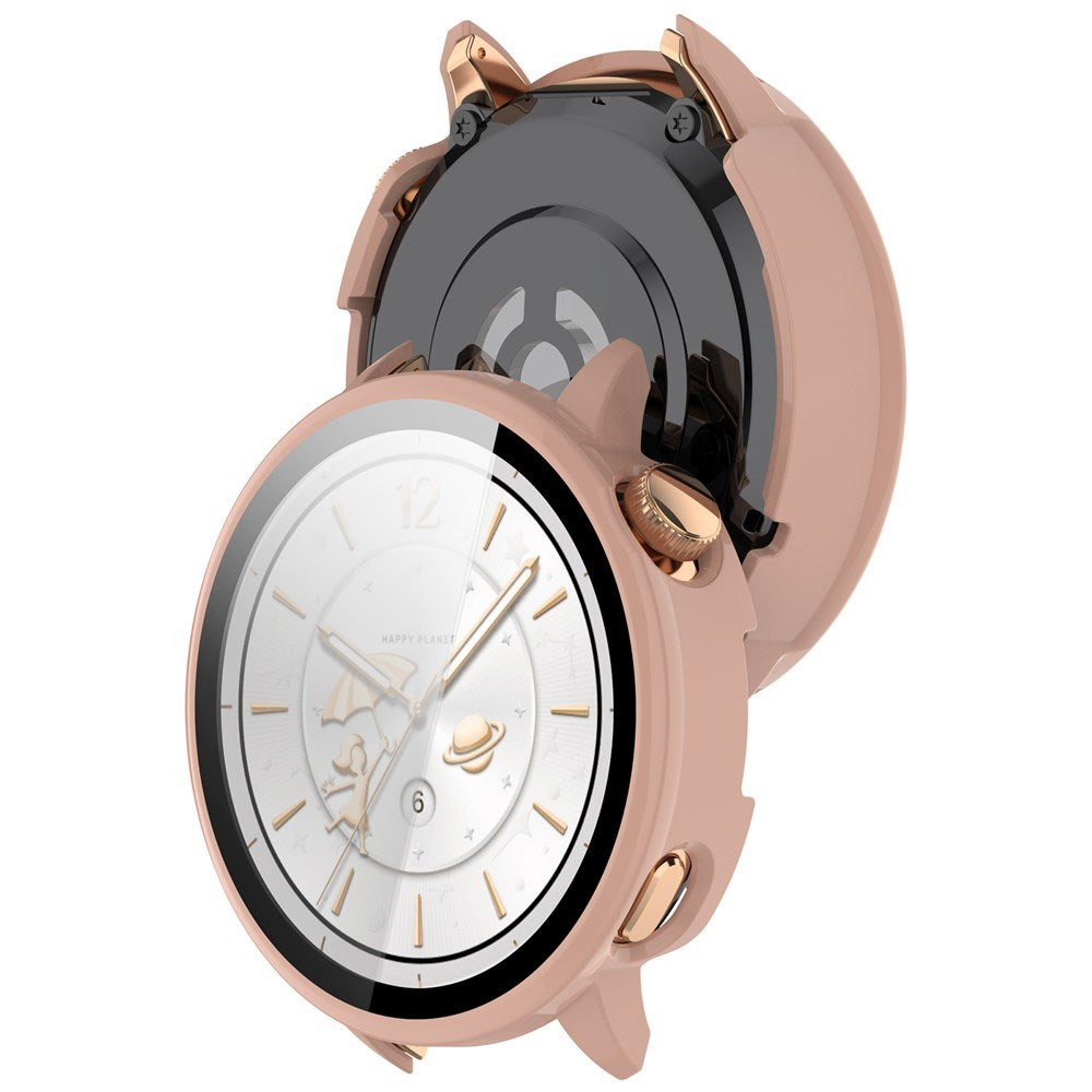 OnePlus Watch 3 (43mm) Fodral med Härdat Glas Skärmskydd - Rosa