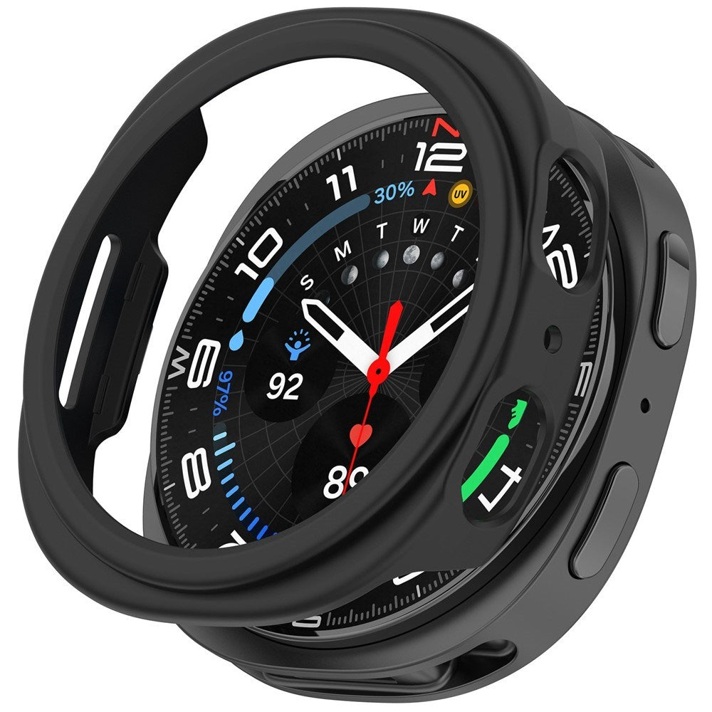 Samsung Galaxy Watch 8 (44mm) Semi-Enclosed Hårt Plast Fodral - Svart