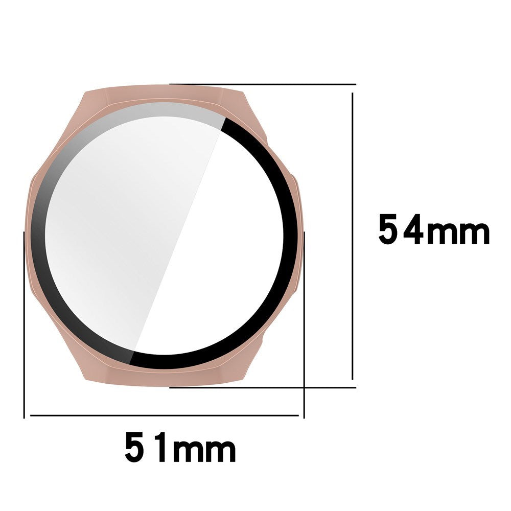 Huawei Watch GT 6 Pro (46mm) Skal med Inbyggt Skärmskydd - Mörkgrön
