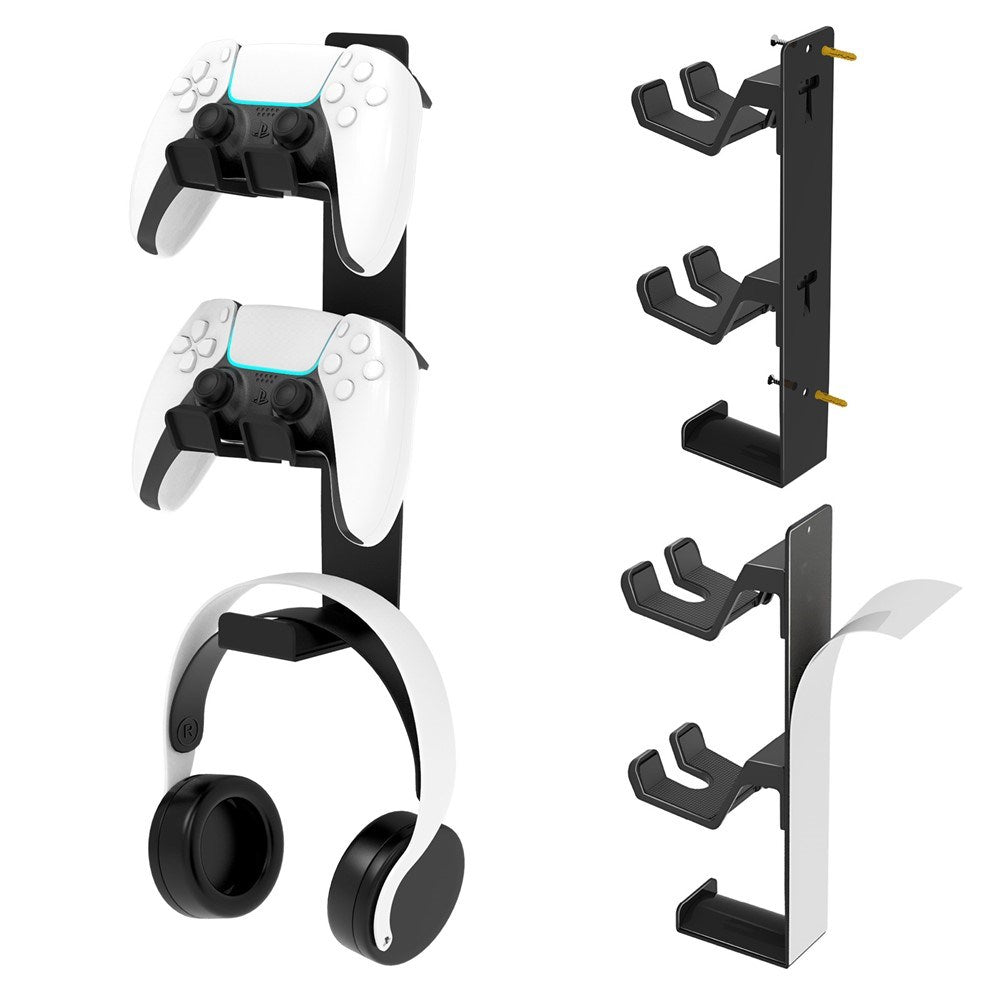 Väggmonterat Stativ för Kontroller / Headset - Svart
