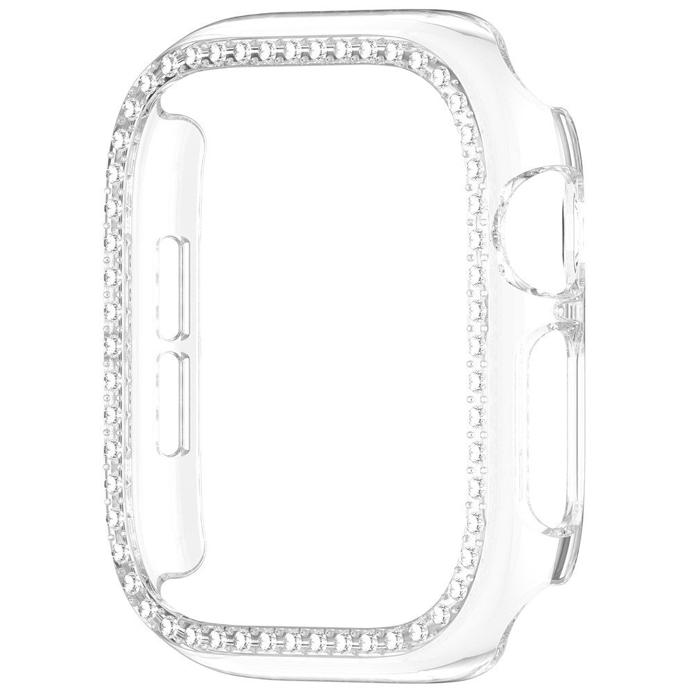 Apple Watch Series 12 (46mm) Hårt Plast Skal - Transparent / Strass