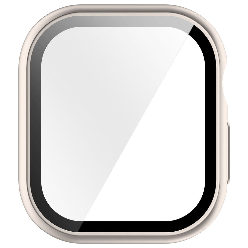 Apple Watch Series 12 (46mm) Hårt Plast Skal m. Inbyggt Skärmskyddsglas - Rose Gold