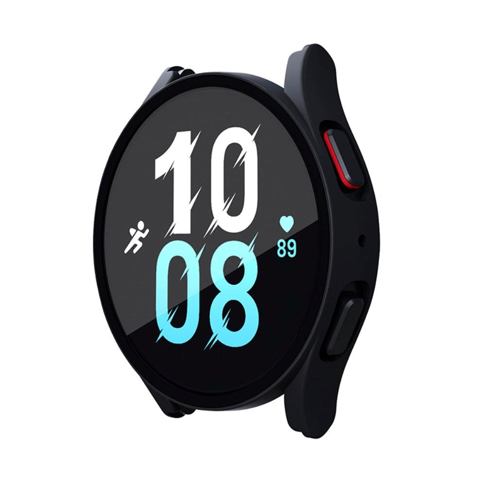 Samsung Galaxy Watch 6 / 5 / 4 / FE (40 mm) Skal i Hårdplast med Inbyggt Skärmskydd - Svart