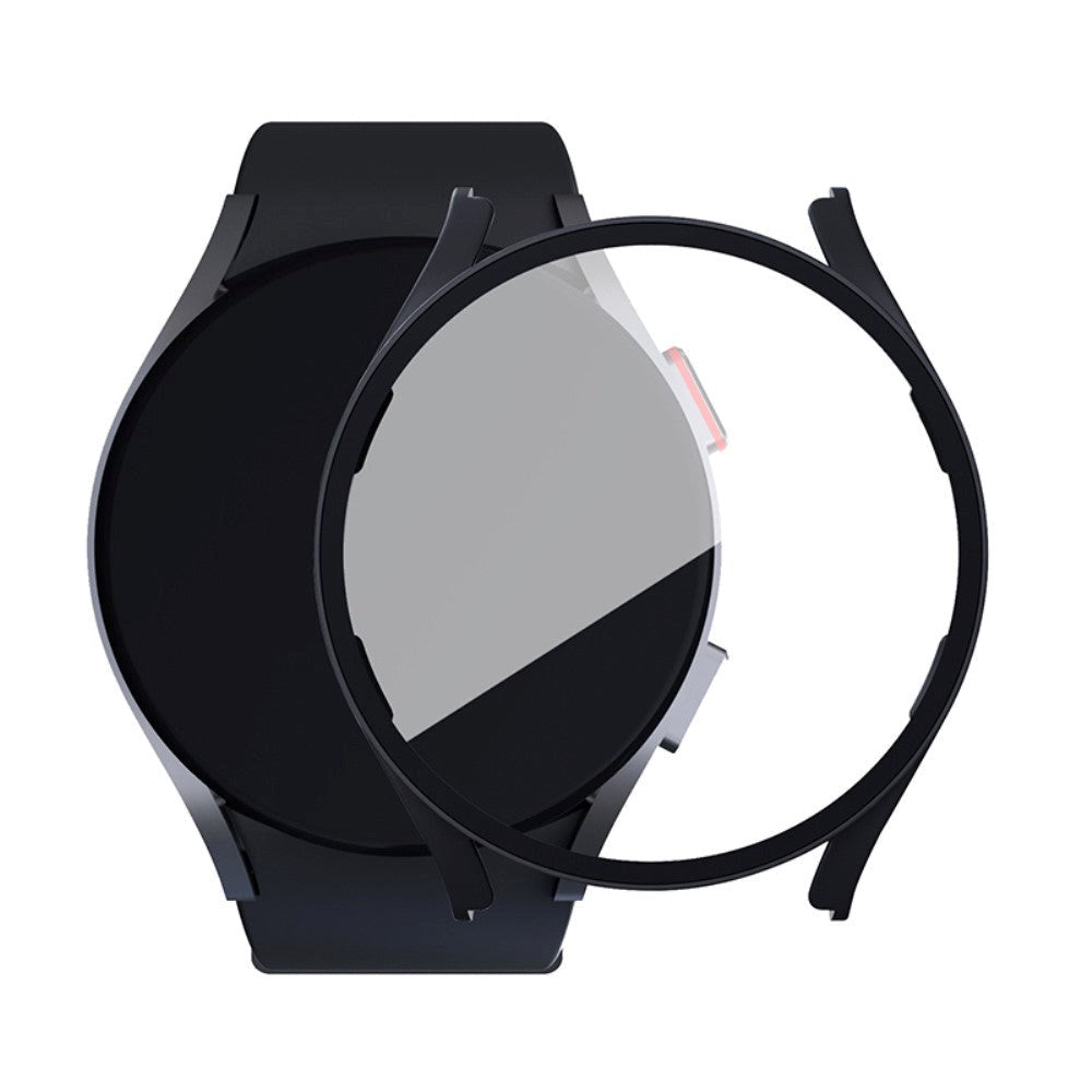 Samsung Galaxy Watch 6 / 5 / 4 / FE (40 mm) Skal i Hårdplast med Inbyggt Skärmskydd - Svart