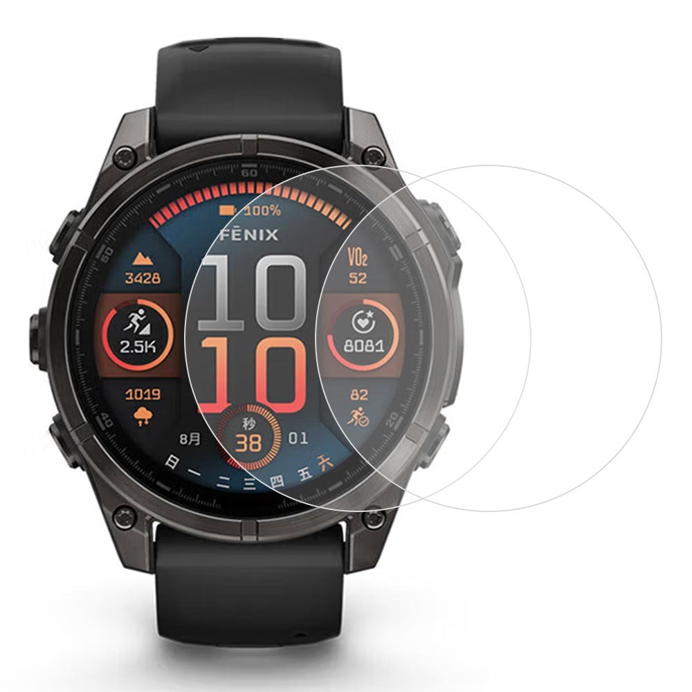 Garmin Fenix 8 43mm Skärmskydd - 2 St.- Genomskinlig